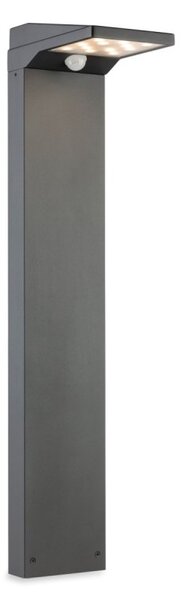 Firstlight 3863GP Cyrus LED Outdoor Solar Post Lamp with PIR In Graphite IP54