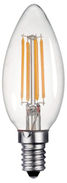 Dar Dimmable Small Edison Screw 4 watt LED Candle Lamp Warm White 400 lumens