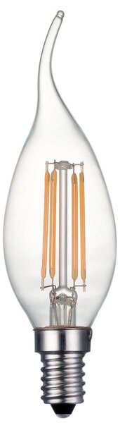 Dar Small Edison Screw 4 watt LED Coup De Vent Candle Lamp Warm White 400 lumens 2700 K