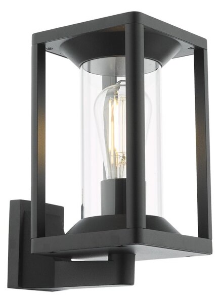 Dar Lighting Mackenzie Outdoor Wall Light In Matt Black Finish IP65