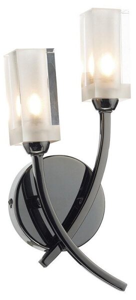 Dar MOR0967 Morgan Black Wall Light