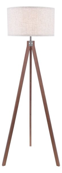 Dar Lighting Armitage Tripod Floor Lamp In Dark Wood With Shade