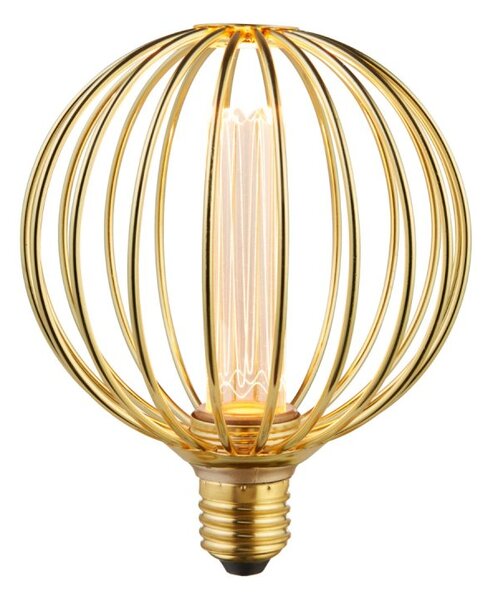 Searchlight Wire Globe Lamp In Gold Finish 16004GO