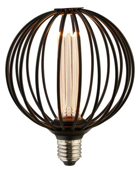 Searchlight Wire Globe Lamp In Black Finish 16004BK
