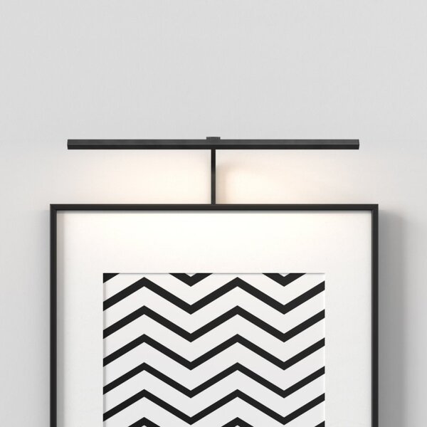 Mondrian 600 Frame Mounted Picture Light In Black Finish 1374040