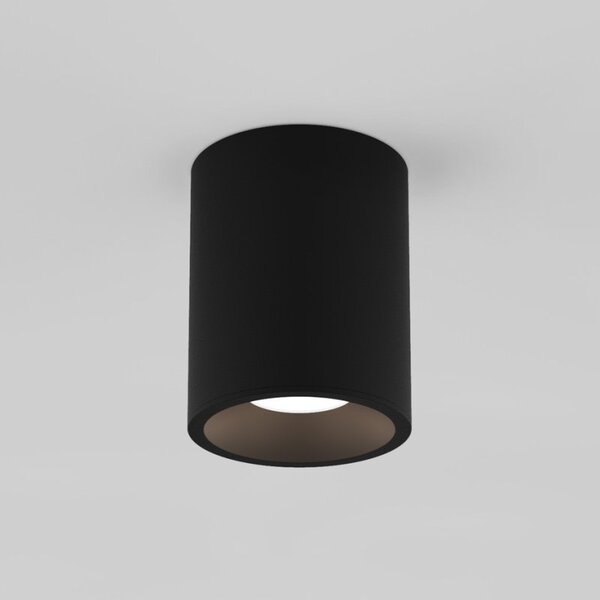 Astro 1326062 Kos 100 Round Outdoor LED Ceiling Spotlight In Textured Black Finish IP65