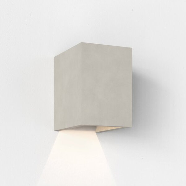 Astro 1298019 Oslo 120 Outdoor Wall Light In Matt Concrete Finish IP65