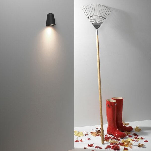 Astro 1317011 Single Mast Outdoor Wall Light In Textured Black Finish IP65