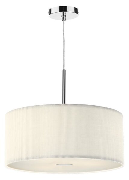 Dar ZAR1733 Zaragoza Large Cream Ceiling Pendant