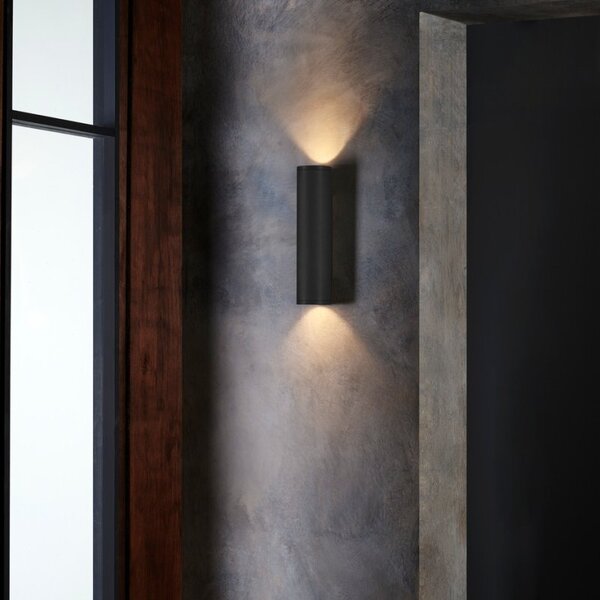 Astro 1428009 Ava 300 Outdoor Wall Light In Textured Black Finish IP44