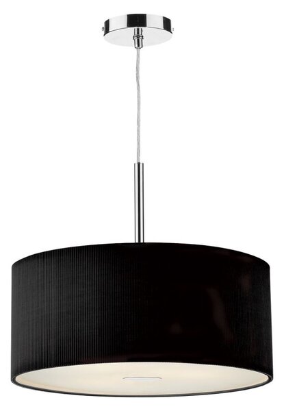 Dar ZAR1722 Zaragoza Large Black Ceiling Pendant