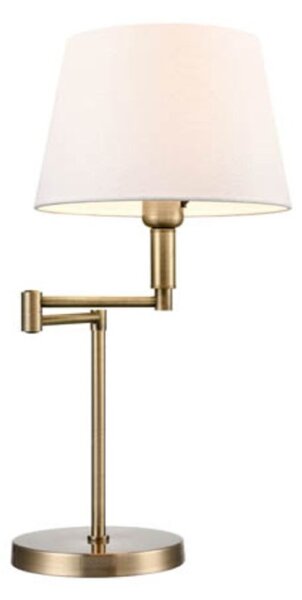Franklite 1 Light Swing-Arm Table Lamp Finished in Bronze TL609/1190