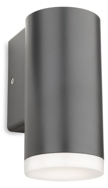 Firstlight 4159GP Kuga Outdoor LED Resin Round Single Wall Light In Graphite Finish IP65