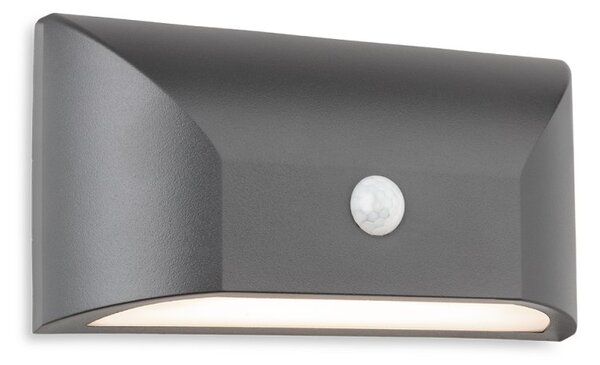 Firstlight 4156GP Mission Outdoor LED PIR Resin Wall Light In Graphite Finish IP65