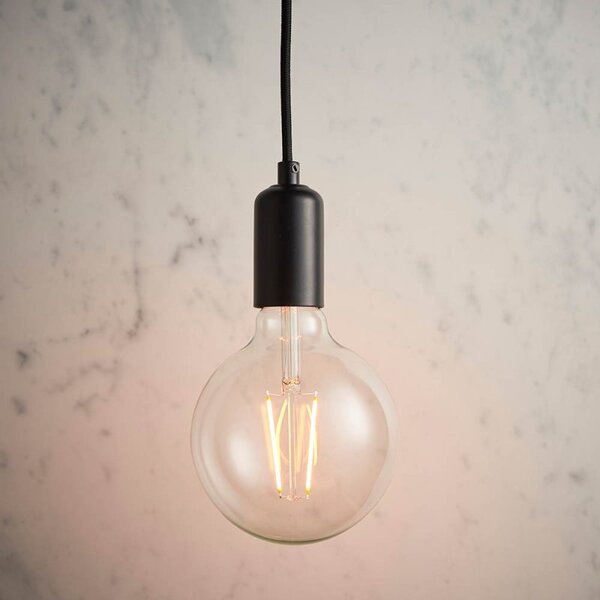 Endon 76581 Studio Single Ceiling Suspension In Matt Black Finish