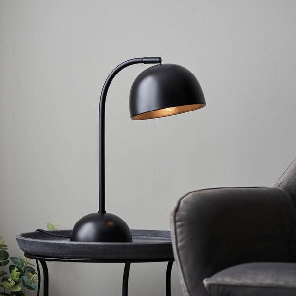 Endon 96598 Brodey Table Lamp In Matt Black Finish