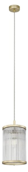 Impex Antigua 1 Light Ceiling Pendant Light In Matt Gold Finish