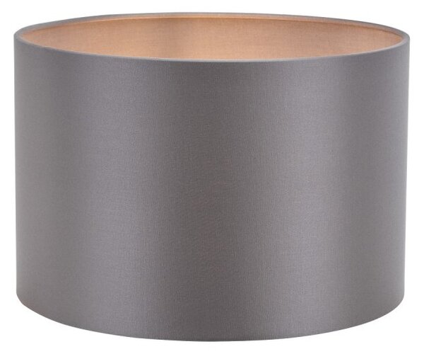 Dar Lighting Lyris Grey Cotton Drum Shade 30cm