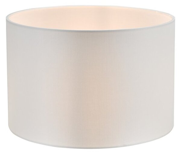 Dar Lighting Lyris Ivory Cotton Drum Shade 30cm
