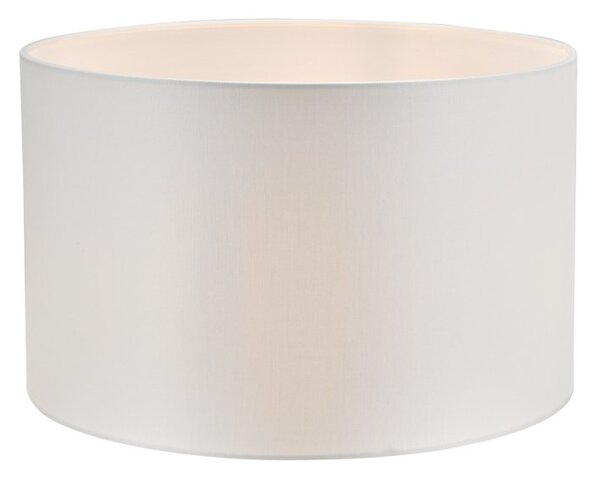 Dar Lighting Lyris Ivory Cotton Drum Shade 35cm
