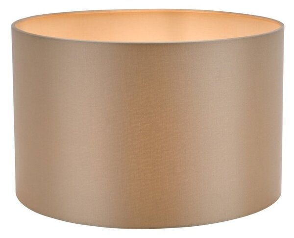 Dar Lighting Lyris Taupe Cotton Drum Shade 35cm