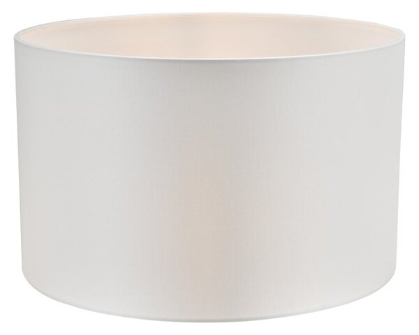 Dar Lighting Lyris Ivory Cotton Drum Shade 40cm