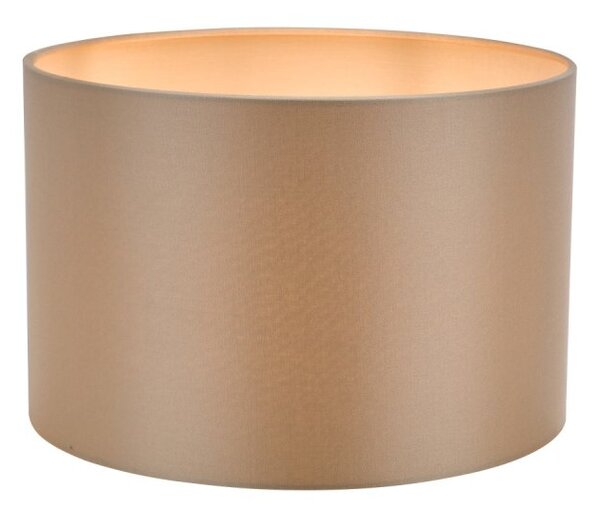 Dar Lighting Lyris Taupe Cotton Drum Shade 30cm