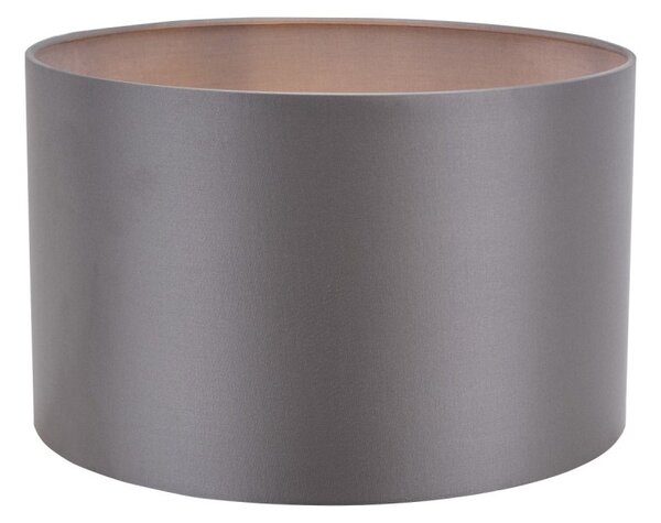 Dar Lighting Lyris Grey Cotton Drum Shade 40cm