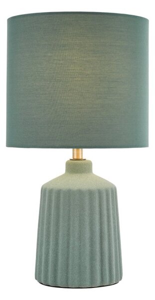 Dar Wisebuys Chloris Small Table Lamp In Green With Shade
