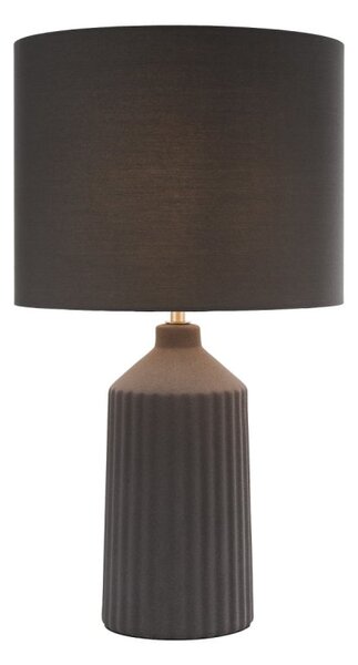 Dar Wisebuys Chloris Large Table Lamp In Grey With Shade