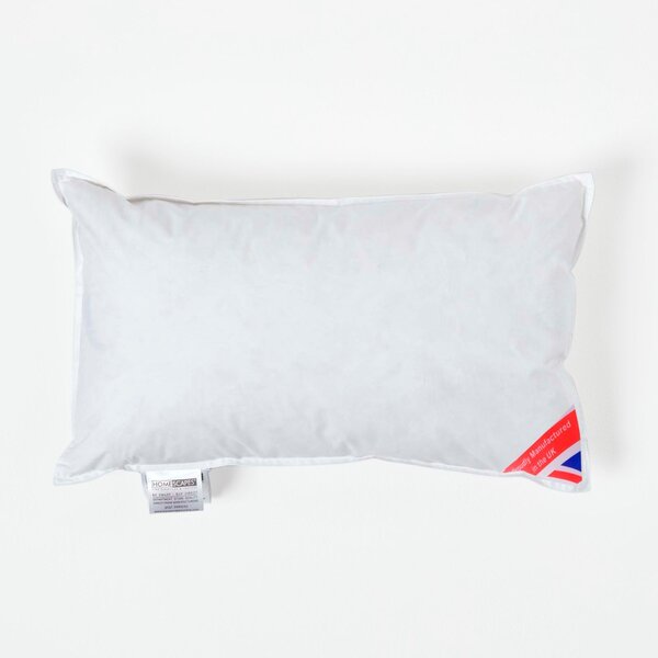 Homescapes Duck Feather Cushion Pad Insert, 50 x 30 cm (20 x 12")