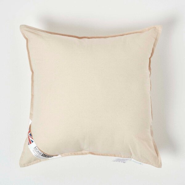 Homescapes Organic Cotton Cushion Pad Insert, 40 x 40 cm (16 x 16")