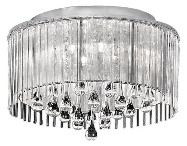 Franklite FL2160/6 Spirit 6 Light Semi Flush Ceiling Fitting