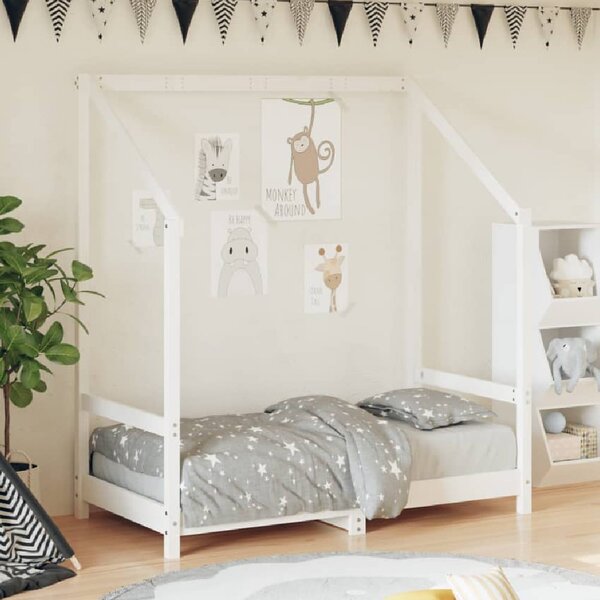Ringgold 70x140cm Wooden Children Bed In White