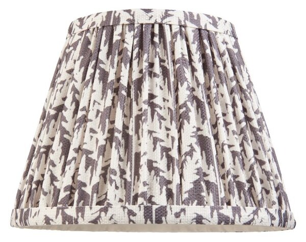 Endon 111295 Leaf Tapered Lamp Shade 20 cm In Pearl Grey