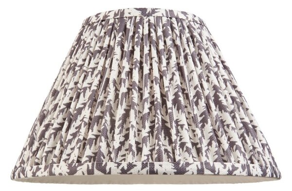 Endon 111297 Leaf Tapered Lamp Shade 30 cm In Pearl Grey