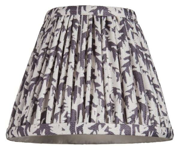 Endon 111294 Leaf Tapered Lamp Shade 16 cm In Pearl Grey