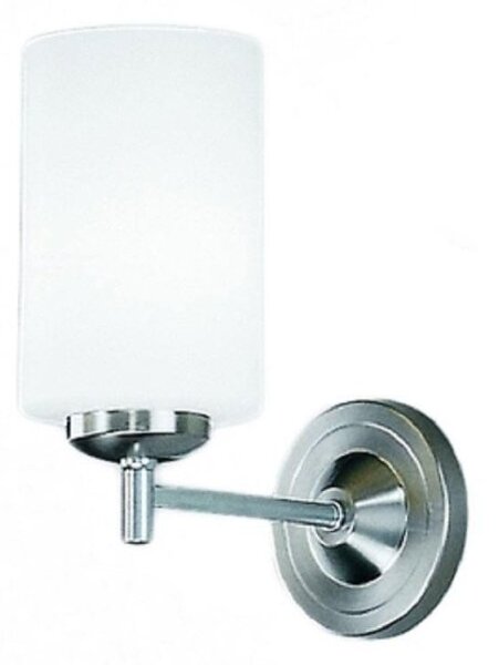 Franklite CO9301/727 Decima 1 Light Matt Nickel Wall Light