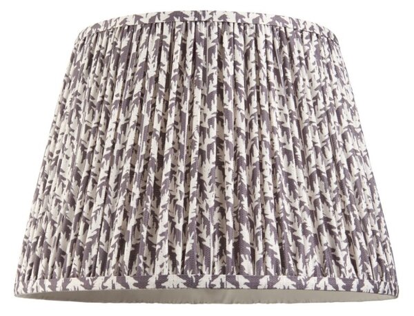 Endon 111299 Leaf Tapered Lamp Shade 40 cm In Pearl Grey