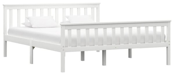 Chilliwack Wooden King Size Bed In White