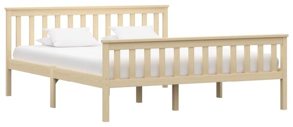 Chilliwack Wooden King Size Bed In Light Wood