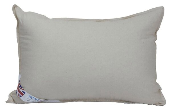 Homescapes Organic Cotton Pillow with Luxury Microfibre Filling