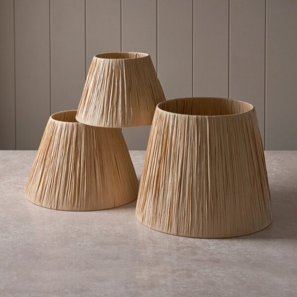 Endon 113456 Raffia Tapered Lamp Shade 24 cm