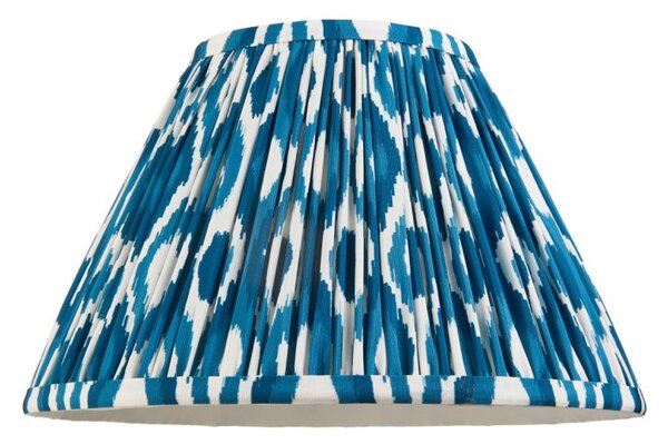 Endon 113091 Ikat Tapered Lamp Shade 30 cm In Marlin Blue