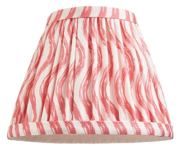 Endon 113056 Ripple Tapered Lamp Shade 16 cm In Coral Pink