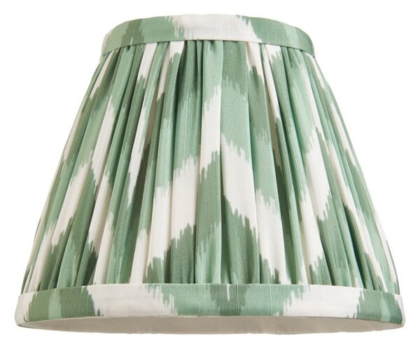 Endon 113064 Zigzag Tapered Lamp Shade 16 cm In Cotswold Green