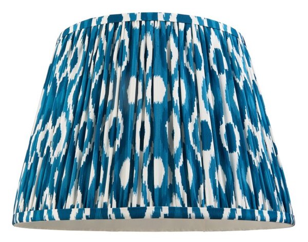 Endon 113092 Ikat Tapered Lamp Shade 35 cm In Marlin Blue