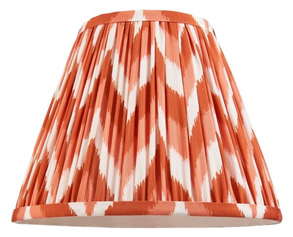 Endon 113072 Zigzag Tapered Lamp Shade 25 cm In Apricot Orange