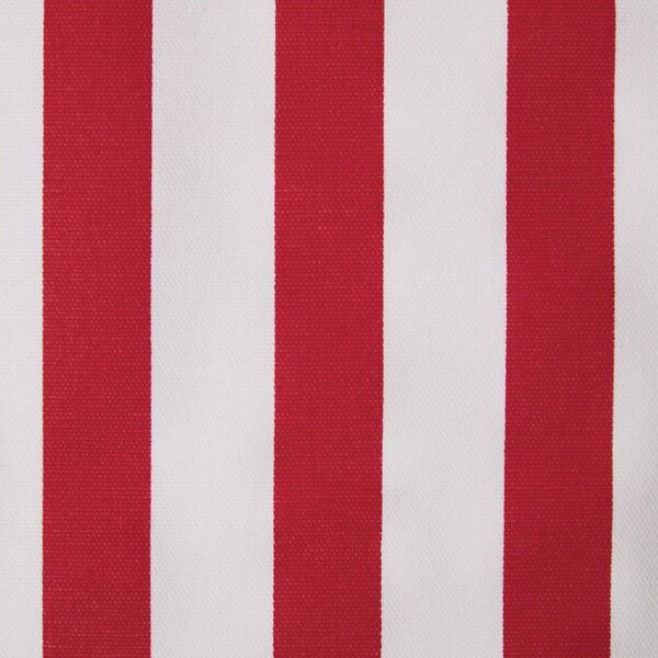 Homescapes Pure Cotton Red Thick Stripes Curtain Fabric Material