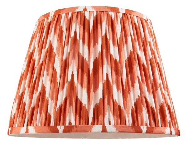 Endon 113074 Zigzag Tapered Lamp Shade 35 cm In Apricot Orange